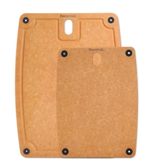 Barenthal cutting board front view, showcasing dishwasher-safe construction for everyday use