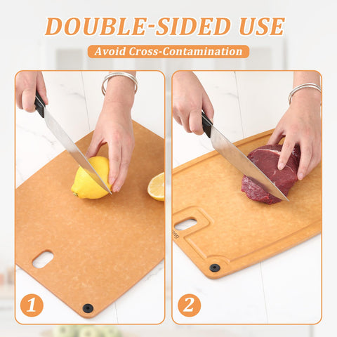Barenthal cutting board two-piece set includes small and medium boards for tasks