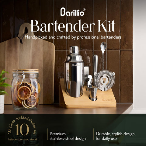 Barillio bamboo stand-storage demonstrates organized, stylish storage for bar tools