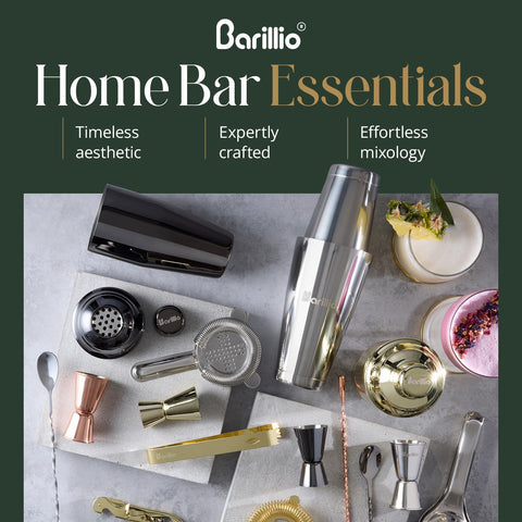 Barillio bar tools set gift idea for weddings and birthdays.