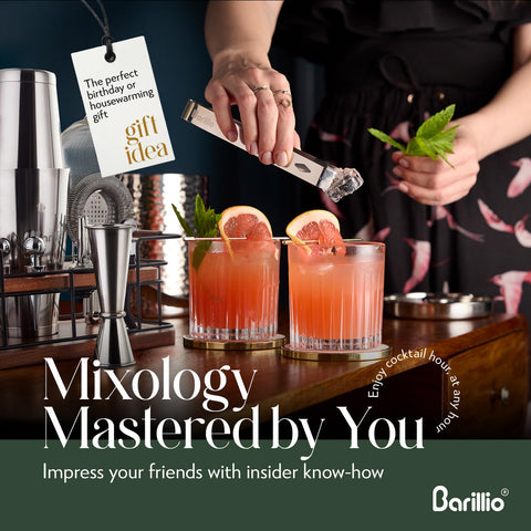 Barillio Hawthorne strainer prevents drips during pours