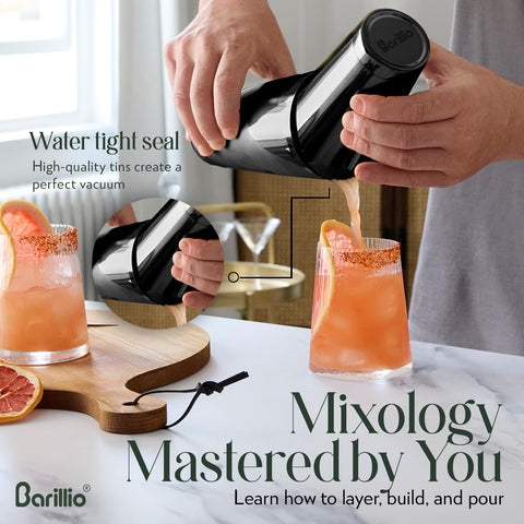Barillio cocktail recipe booklet to inspire at-home mixology.