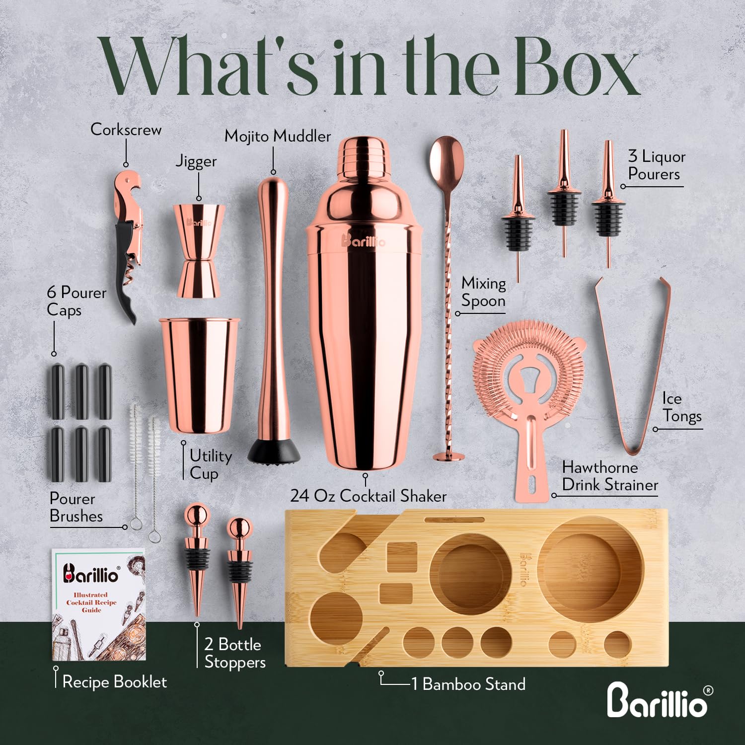 Barillio gift box presentation, ideal for weddings or housewarmings.
