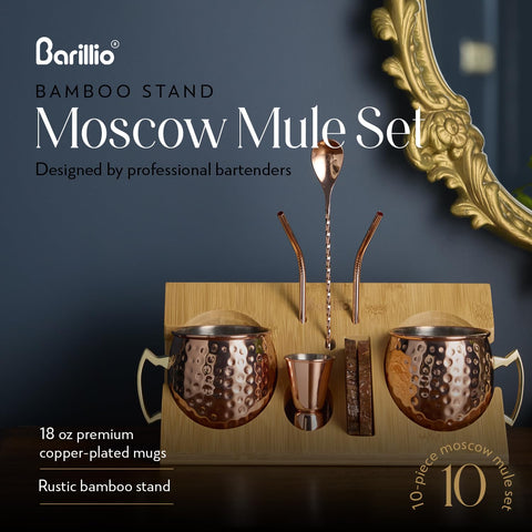 Barillio metal straws included for easy, reusable sipping