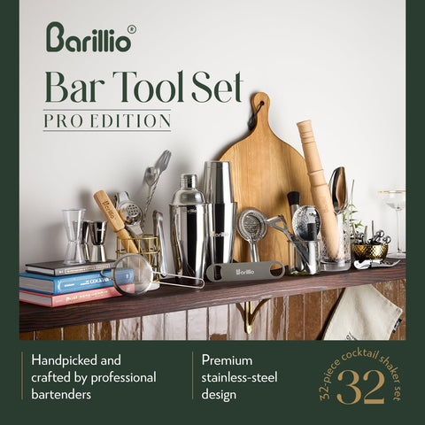 Barillio Pro Edition muddler helps muddle flavors effortlessly.