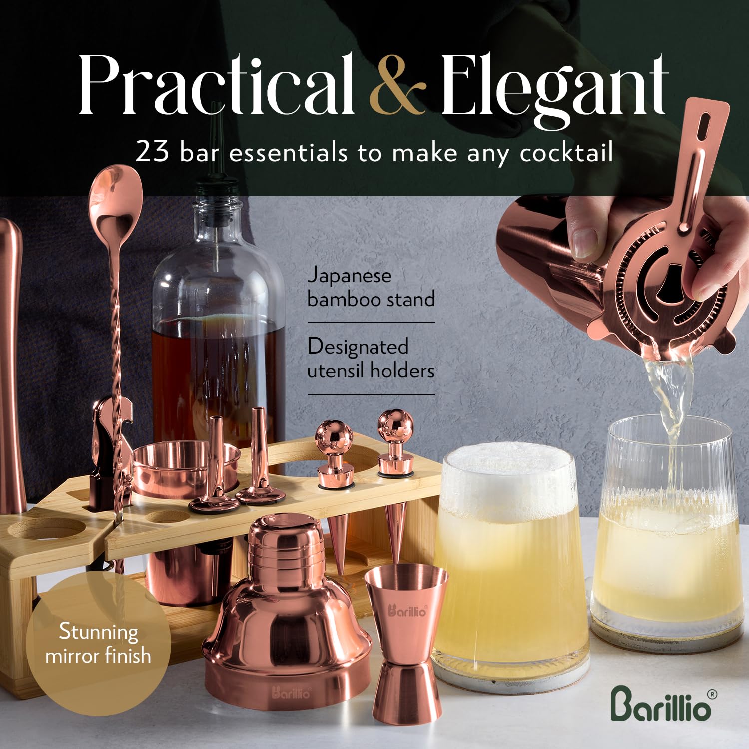 Barillio recipe booklet and Happy Hour eBook for cocktail ideas.