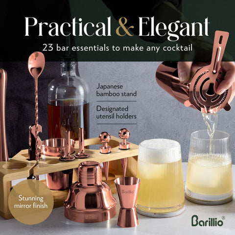 Barillio recipe booklet and Happy Hour eBook for cocktail ideas.