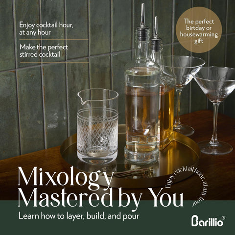 Barillio recipe booklet included inspires classic and modern cocktails