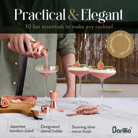 Barillio muddler, perfect for fresh herb and fruit muddling in cocktails.