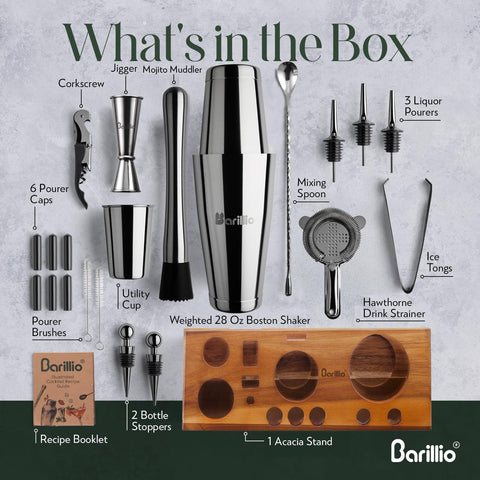 Barillio SS304 stainless steel tools shine, resist rust for everyday use.