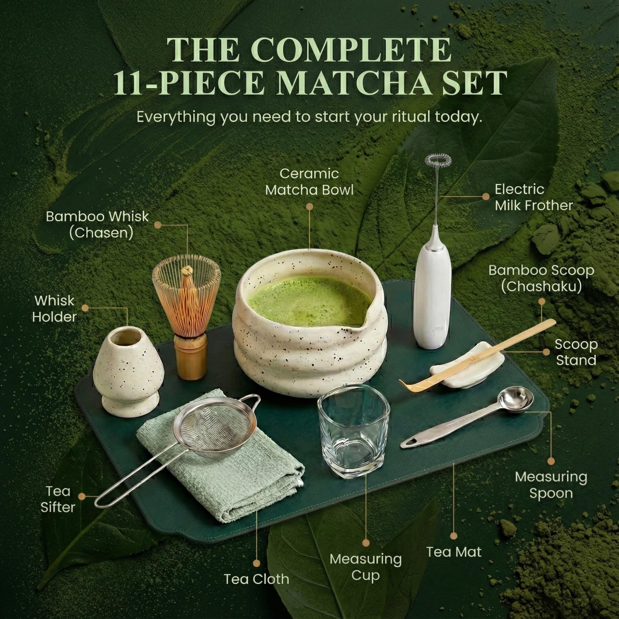 Barista Emperor matcha whisk delivering silky foam