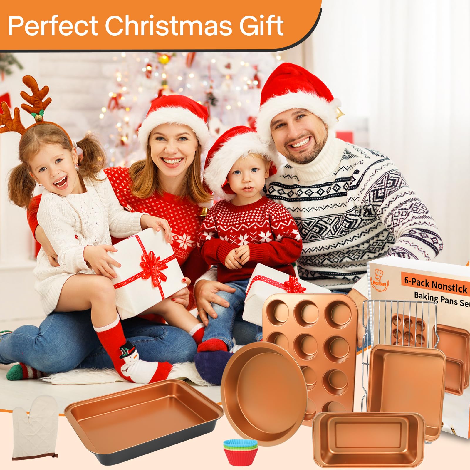 Barlket 8-inch round cake pan for layered cakes