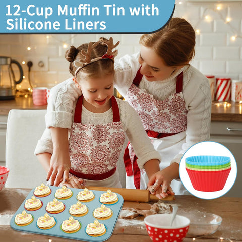 Barlket Blue Bakeware cooling rack cools treats evenly and saves counter space.