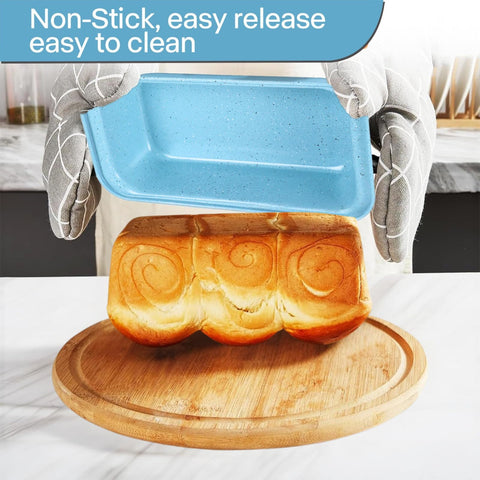 Barlket Blue Bakeware loaf pan 9x5 ideal for quick breads and loaves.