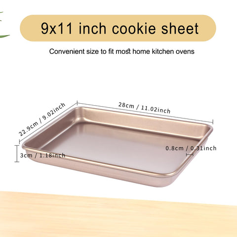 Barlket oven-safe baking sheet up to 446°F for flexible kitchen use.