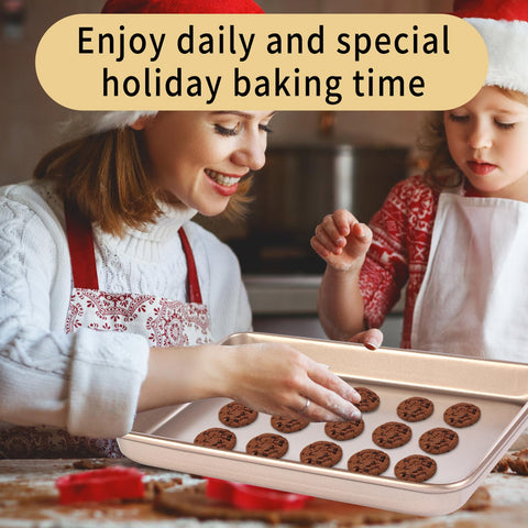 Barlket heavy-duty carbon steel pan delivers durable performance for cookies and roasting.