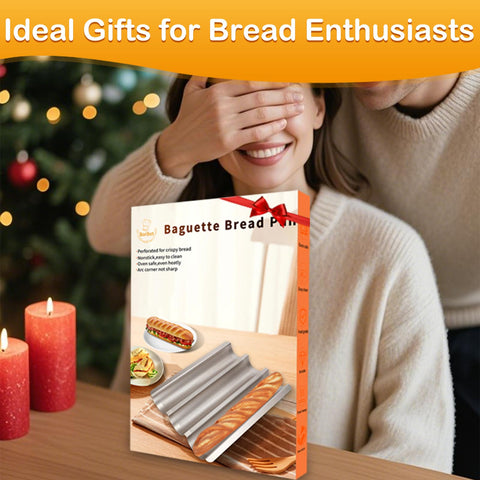 Barlket nonstick coating allows easy release of baked bread