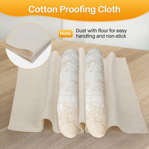 Barlket sourdough baguette crusts with crispy edges and tender interiors.