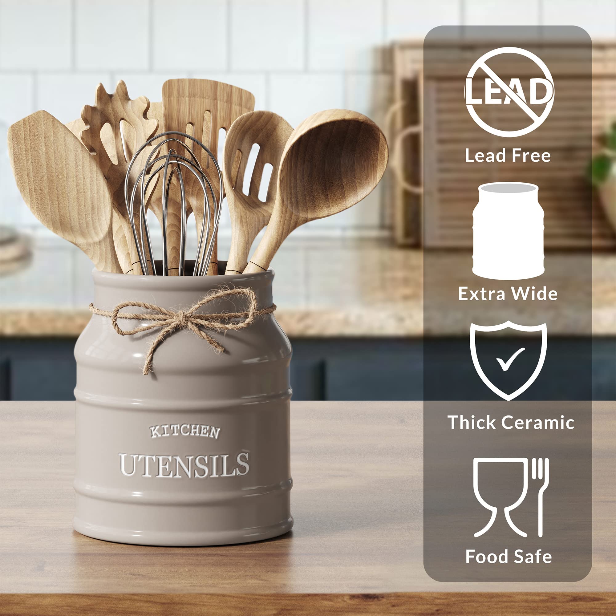 Barnyard Designs French country kitchen decor brings timeless style to counter decor.