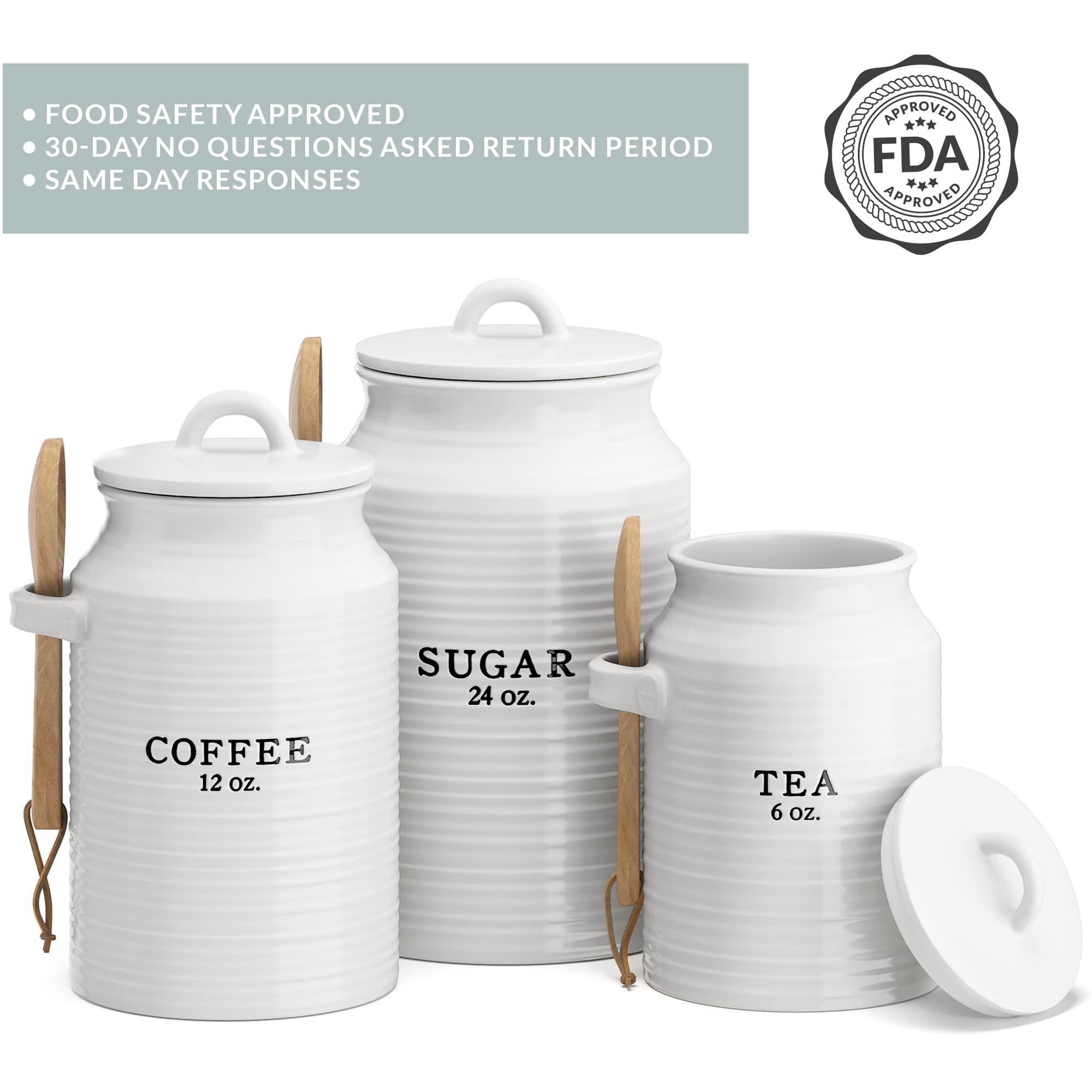 Barnyard Designs sugar canister 54oz capacity