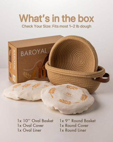 BARoyal Included liner and cover in box, ready for gifting