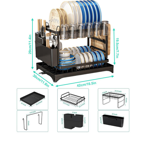 Barphygo rack in a modern kitchen boosts organization and cleanup efficiency.