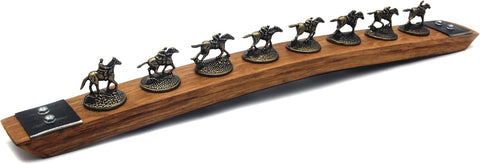 Barrel-Art bourbon stopper display for Blanton’s showcases authentic stave craftsmanship.