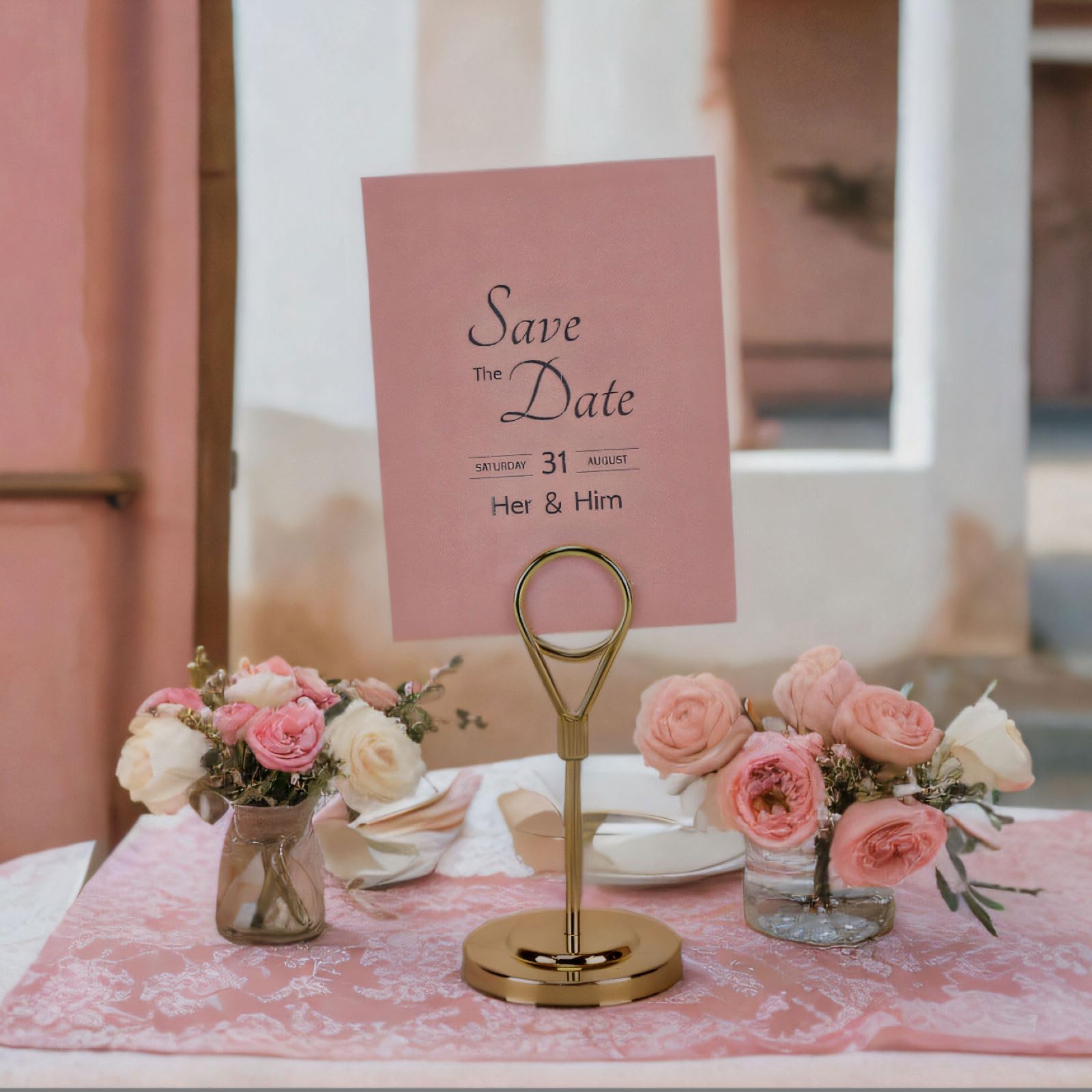 BARsics versatile gold holders suit weddings, banquets, and conferences