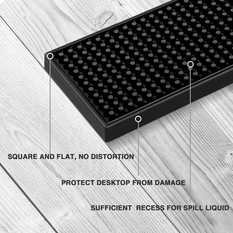 Barsics Heavy-Duty PVC Bar Mat withstands busy home bar nights