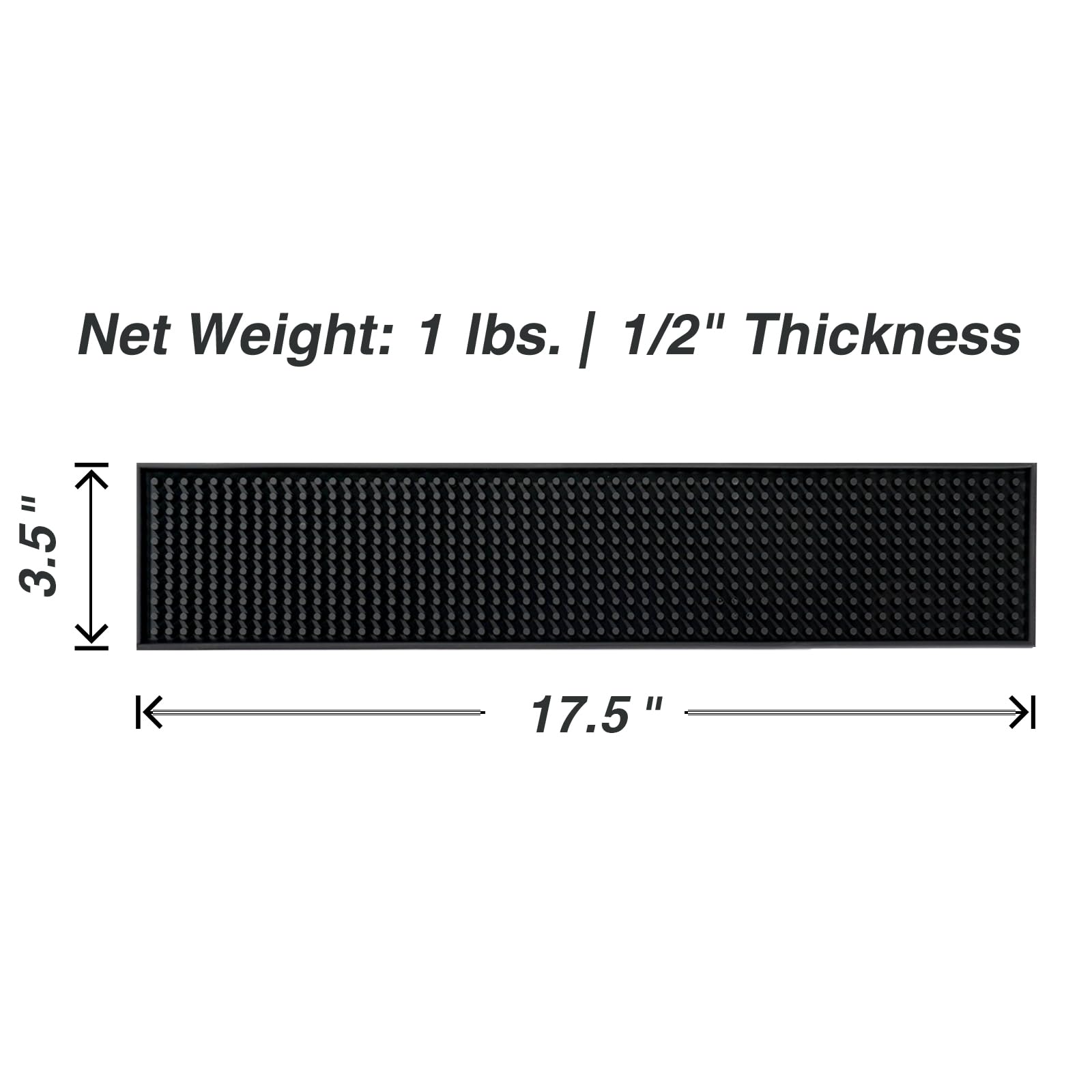 Barsics Non-Slip Spill Mat (2-pack) provides stable work surface for bartenders