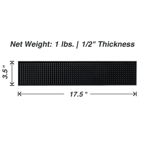 Barsics Non-Slip Spill Mat (2-pack) provides stable work surface for bartenders