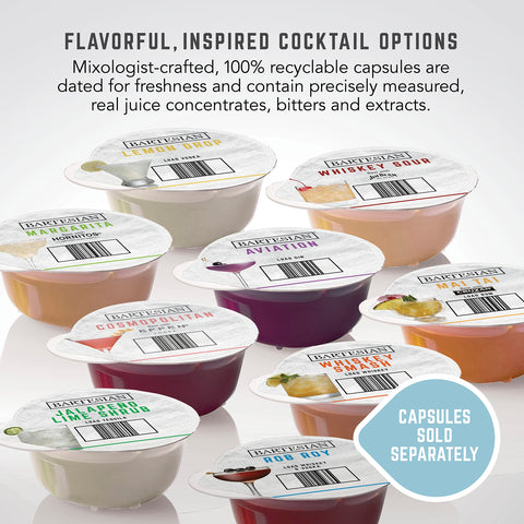 Bartesian Duet rotary dial menu for easy drink selection