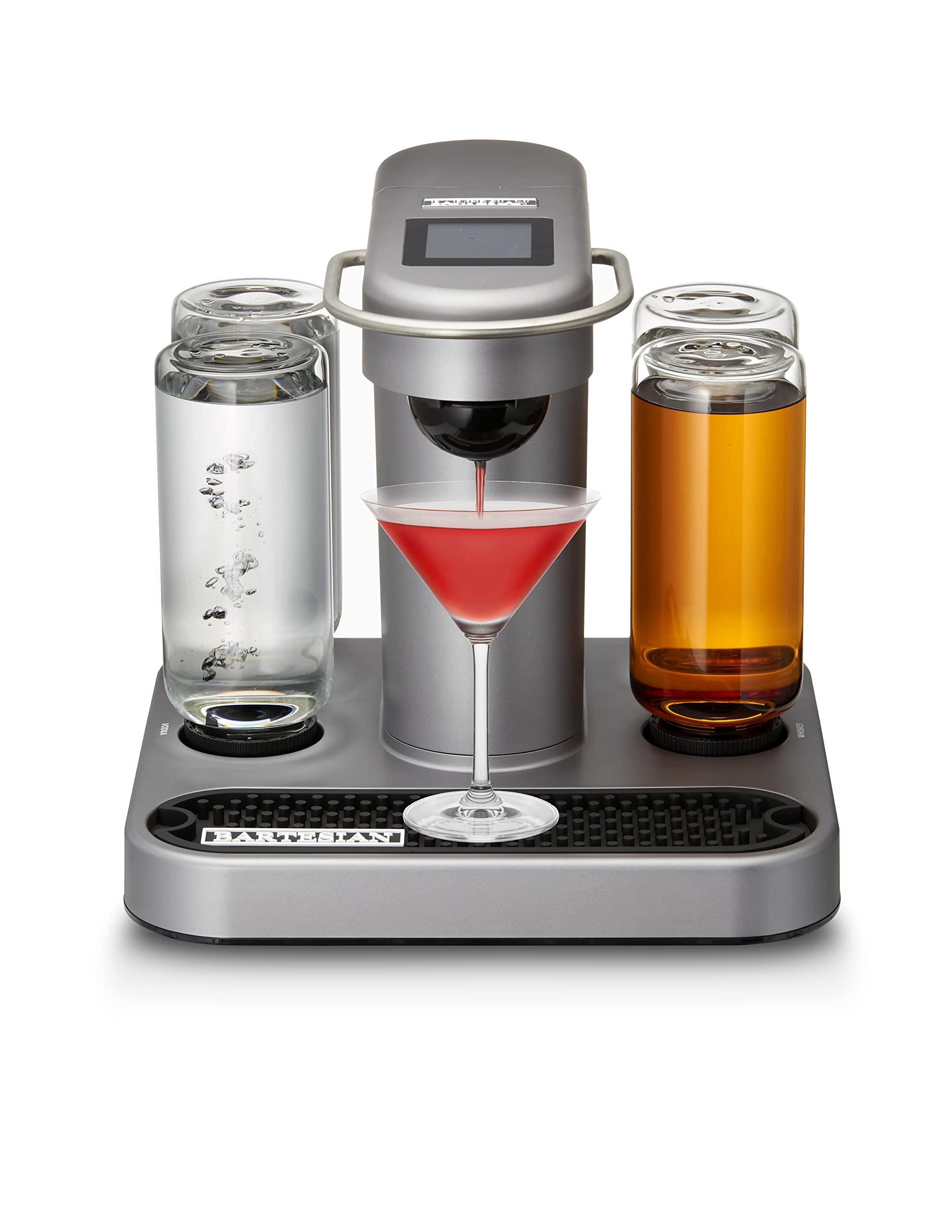 Bartesian premium cocktail machine front view showing push-button simplicity for fast cocktails
