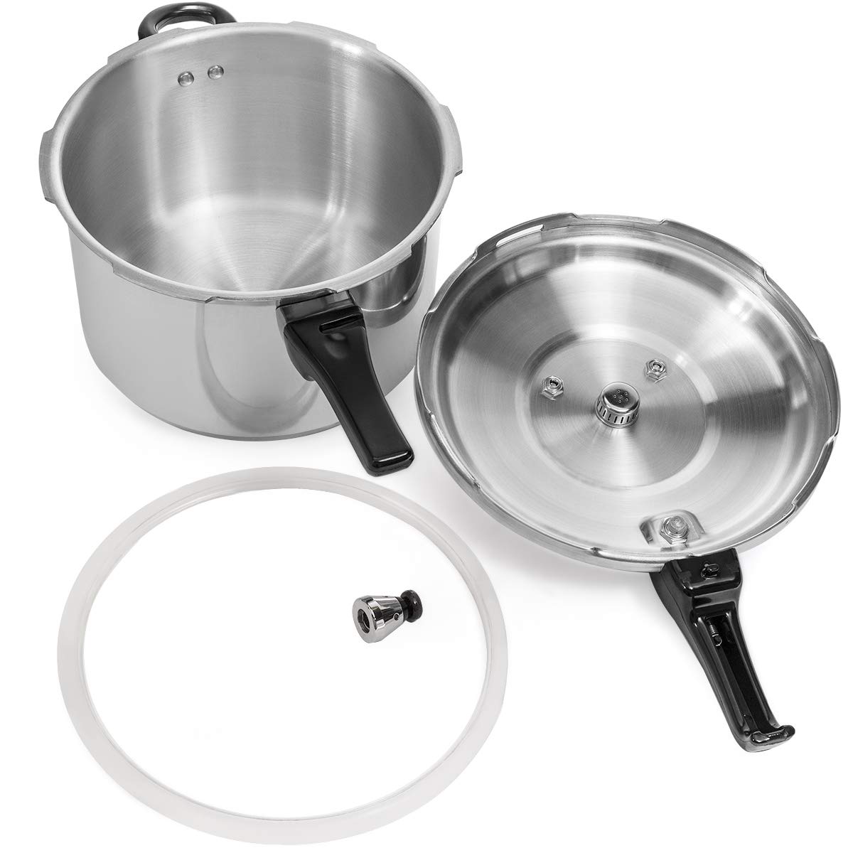 Barton 8Qt stovetop-setup shows quick compatibility with common cooktops for fast weeknight cooking.
