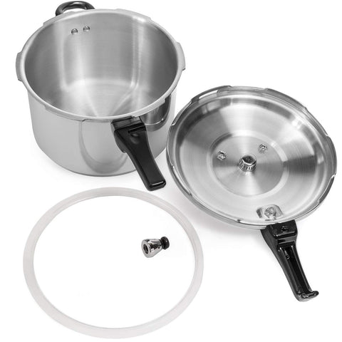 Barton 8Qt stovetop-setup shows quick compatibility with common cooktops for fast weeknight cooking.