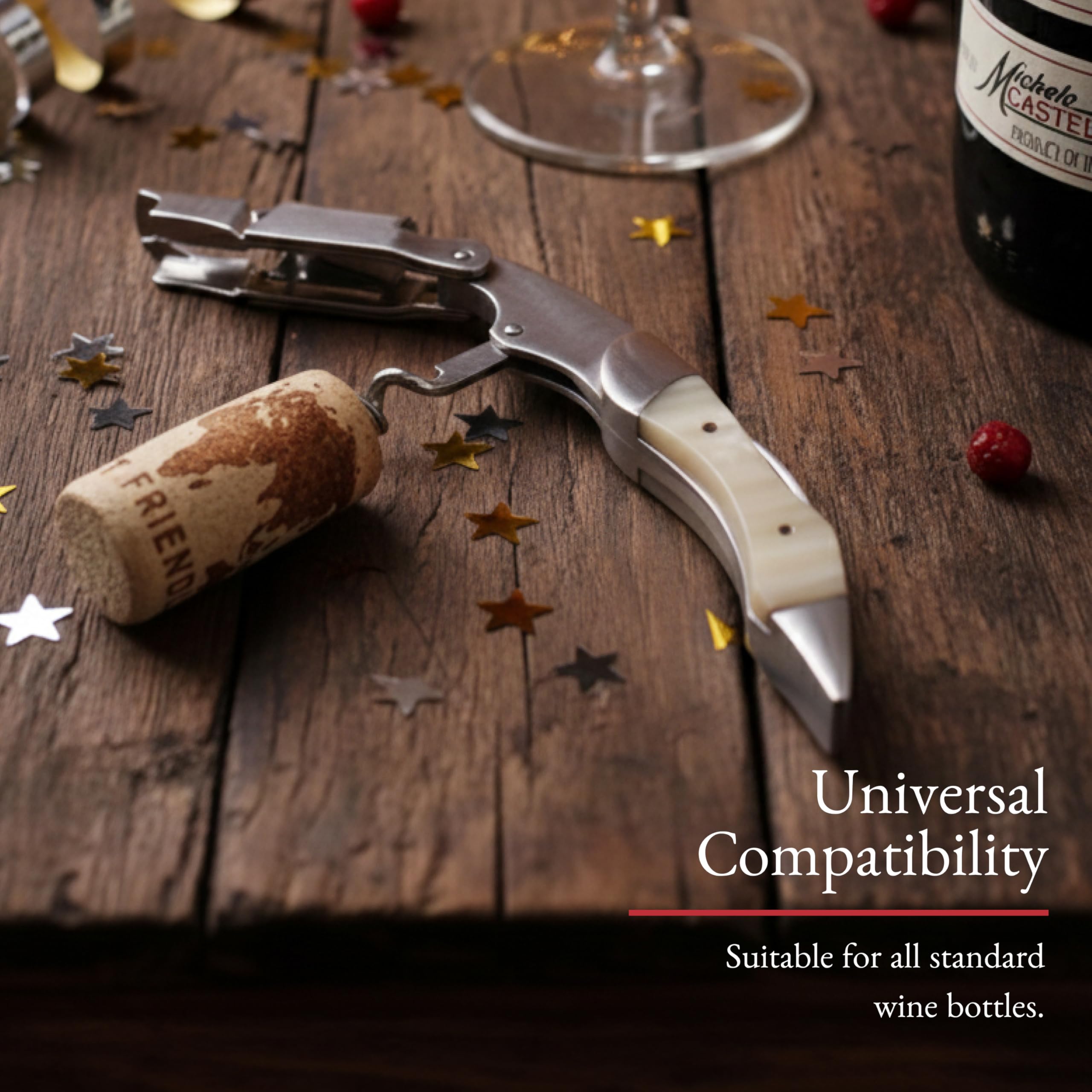 Barvivo gift-ready wine opener showcases thoughtful presentable design.