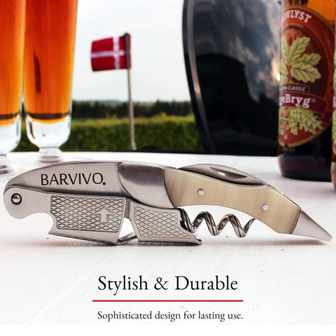 Barvivo stainless steel body highlights durability and a professional look.