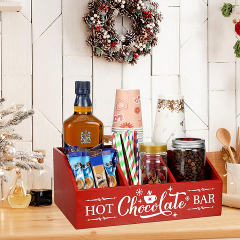 Barydat storage bin doubles as stylish kitchen decor during holidays.