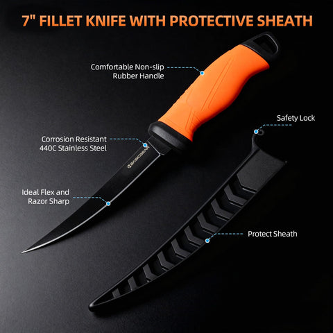 BasicGear 440C stainless steel coating for easier cutting and cleaning