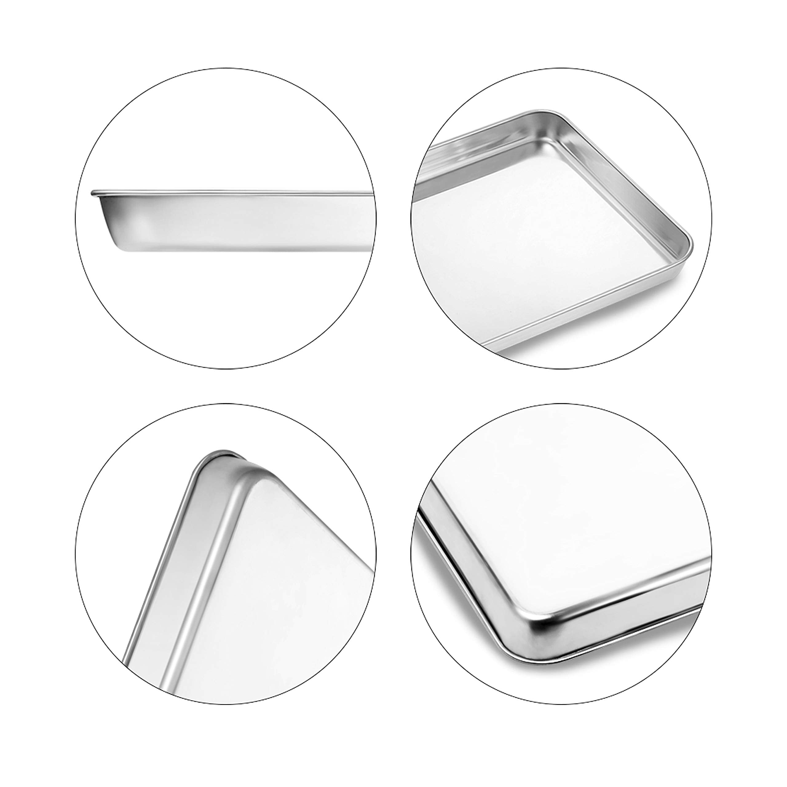 Bastwe dishwasher-safe baking pan for quick cleanup after baking.