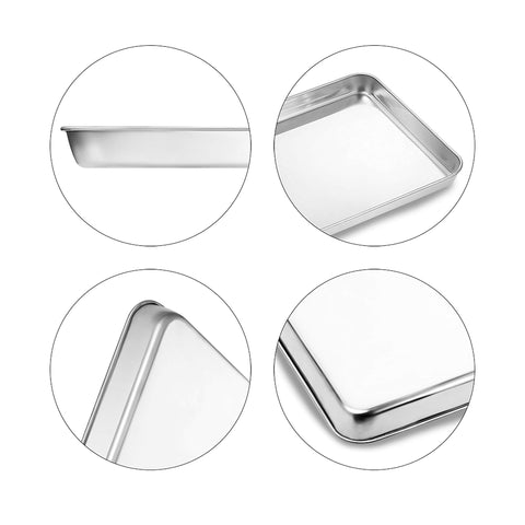 Bastwe dishwasher-safe baking pan for quick cleanup after baking.