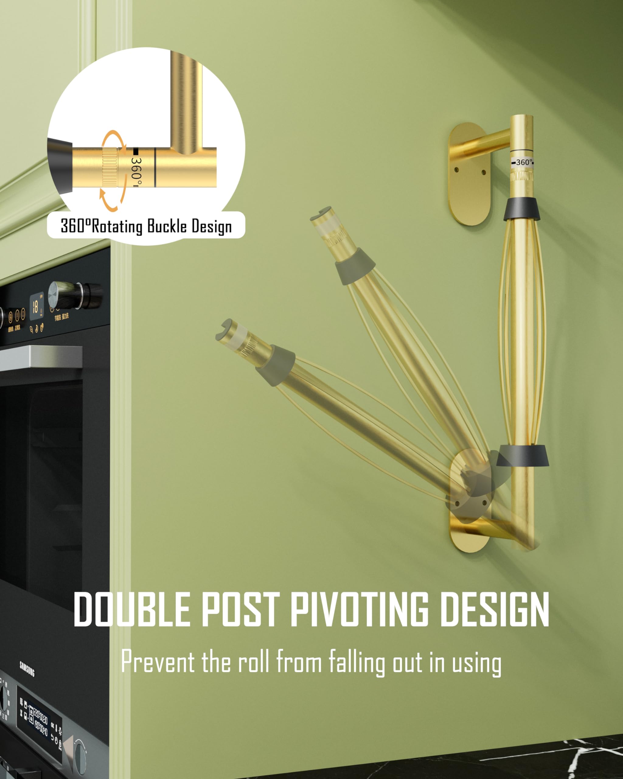 BathDANCE no-drill installation kit with adhesive mounting and screws included.