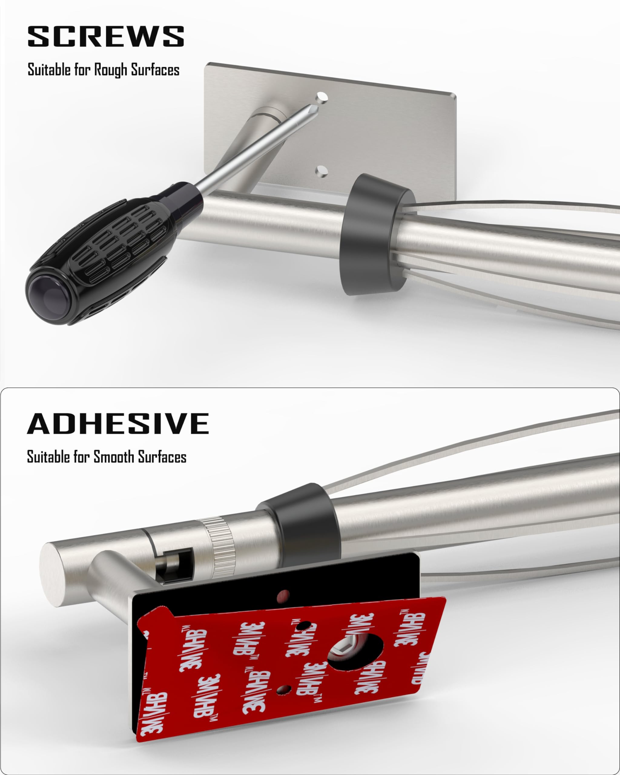 BathDANCE corrosion-resistant stainless steel construction resists moisture in kitchens and bathrooms.