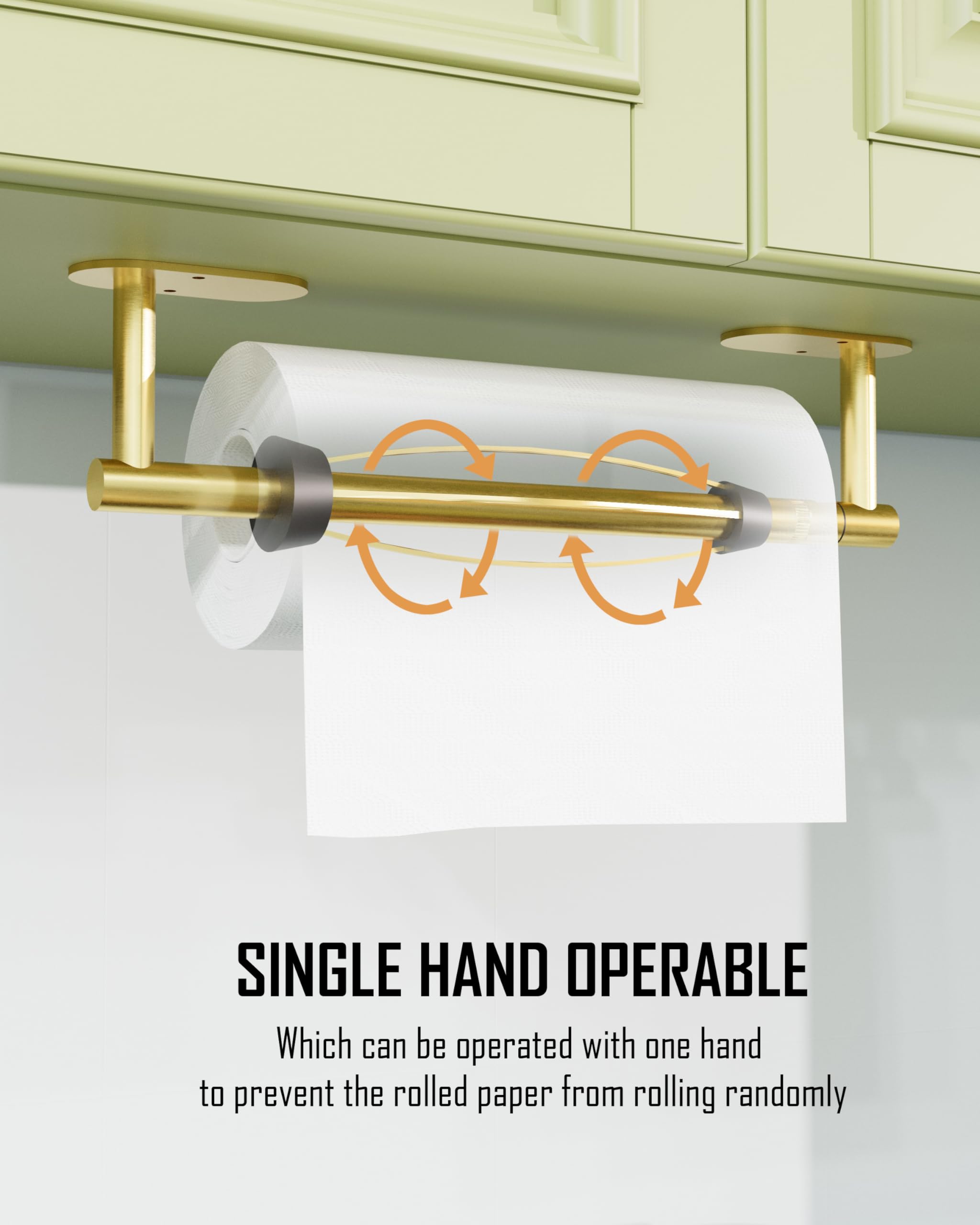 BathDANCE rotating double-post design keeps towels steady while replacing sheets.
