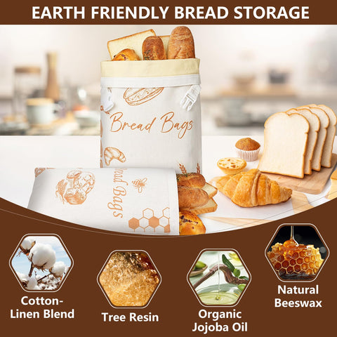 Eco-friendly BATJA ZYQGH beeswax bag handcrafted from cotton and wax