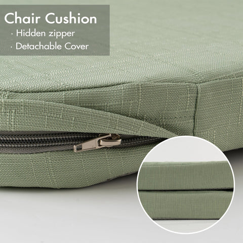 Battilo chair cushion 2-inch foam for added support