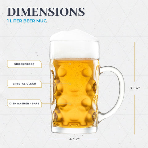 Bavaria Trachten authentic German beer stein look, ideal for Oktoberfest parties and gifting