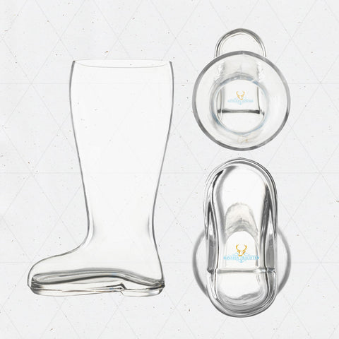 BAVARIA TRACHTEN Das Boot 1L beer glass full mug, dramatic centerpiece for celebrations.