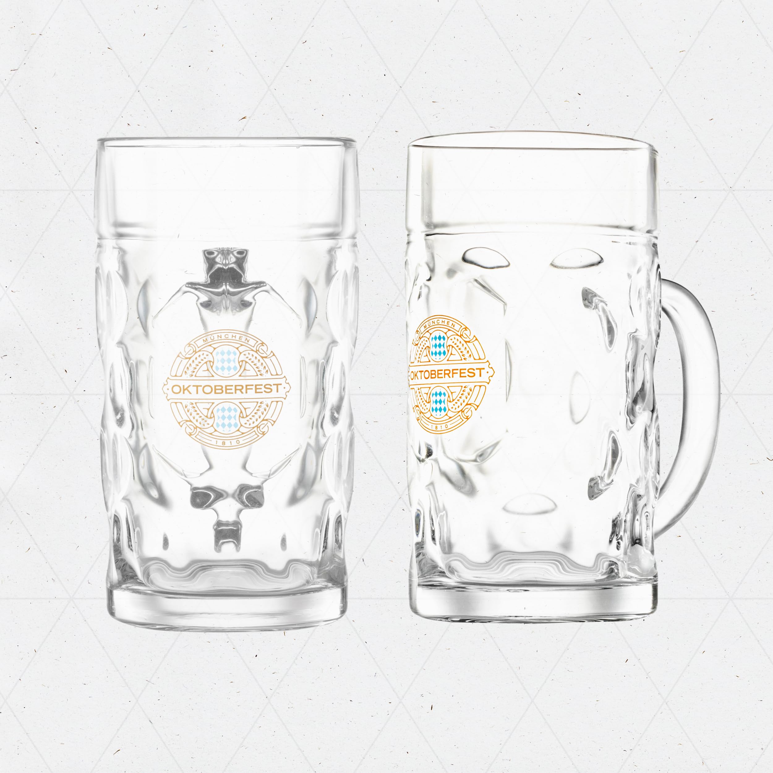 Bavaria Trachten Franziskaner mug for weissbier with crisp clarity and festival vibe