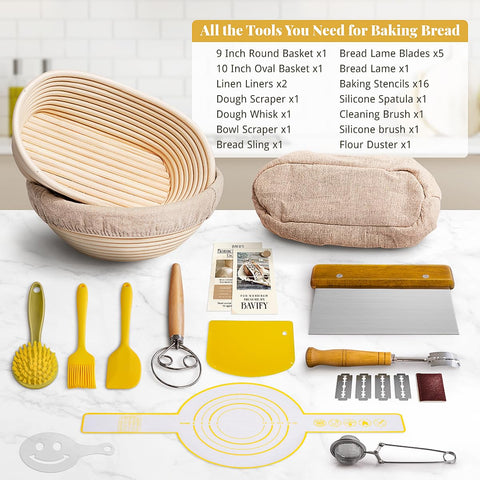BAVIFY baking stencils for decorative shaping.